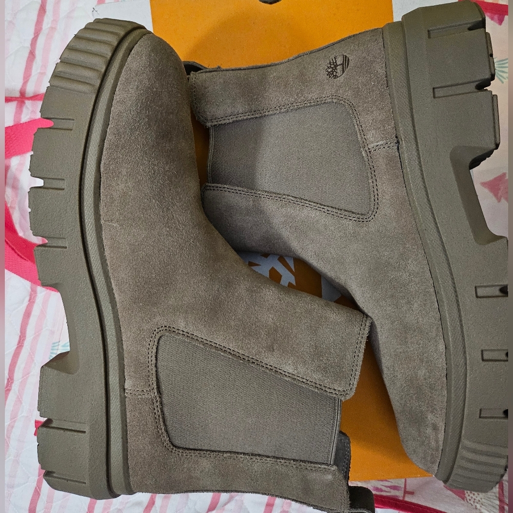 Timberland Taupe Ankle Boots